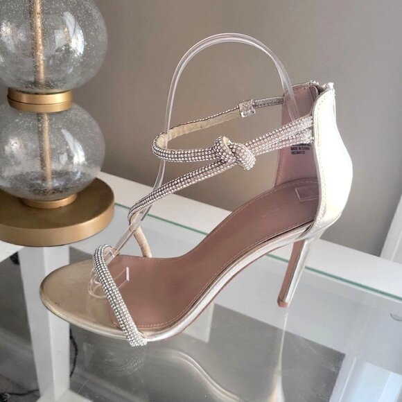 BCBGENERATION Women's Jemmy Crystal Embellished Sandal - US 7 M - Picture 5 of 12